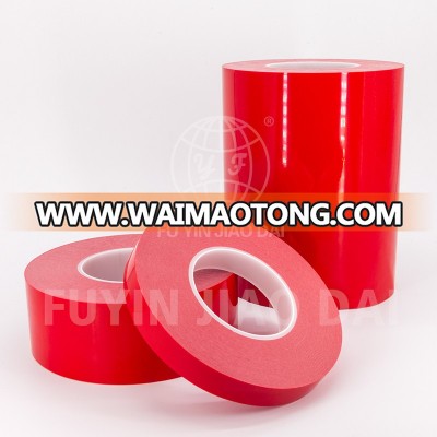 1.0mm white acrylic tape with red liner or white paper